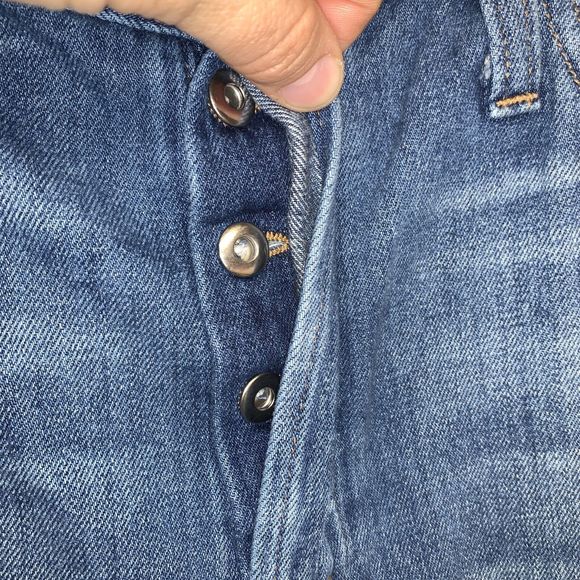 Womens Size 31 Rivet & Thread Madewell Straight Jeans EUC - Picture 5 of 7